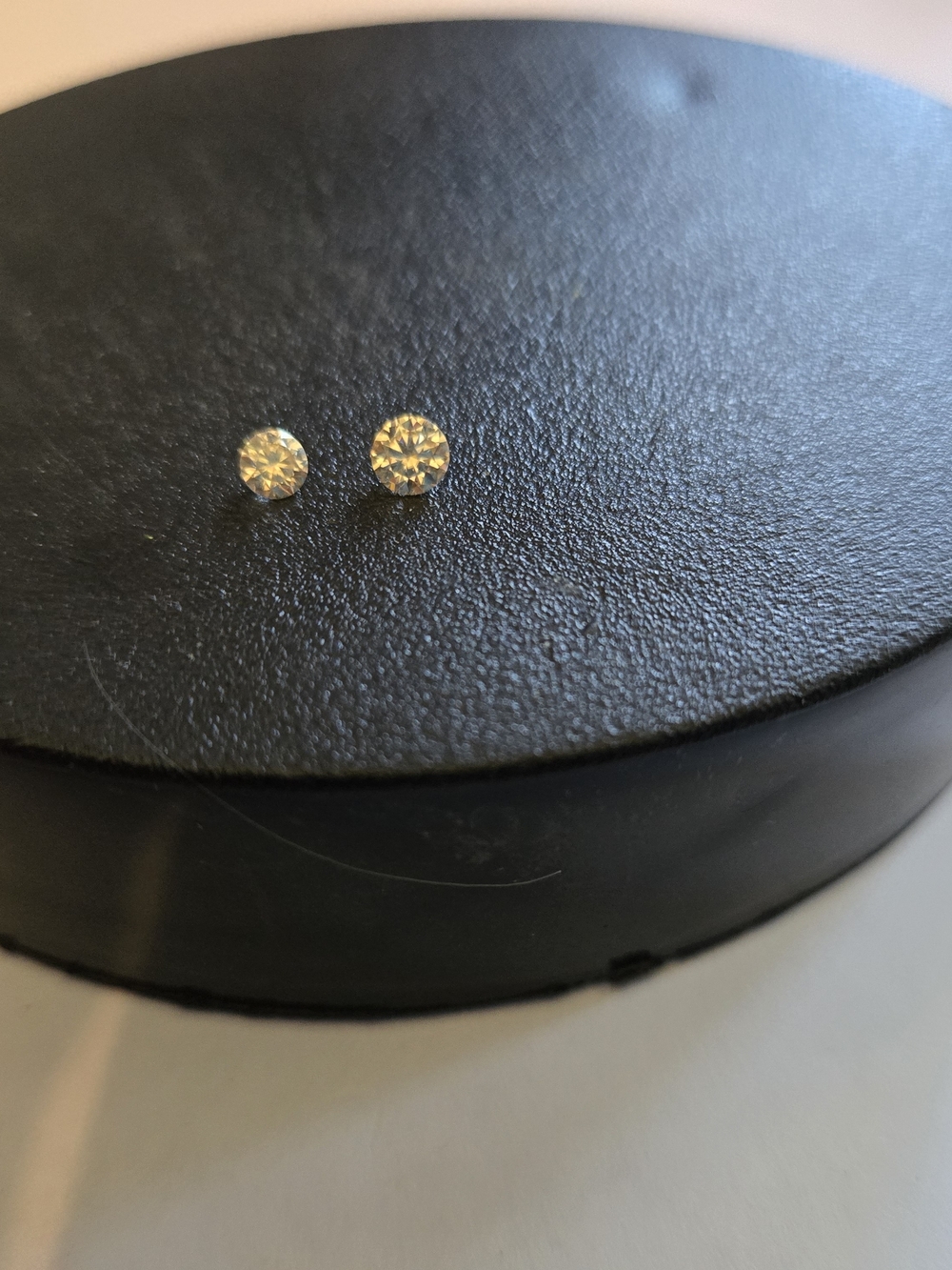 2 Loose Moissanite Gems- Primary Champagne